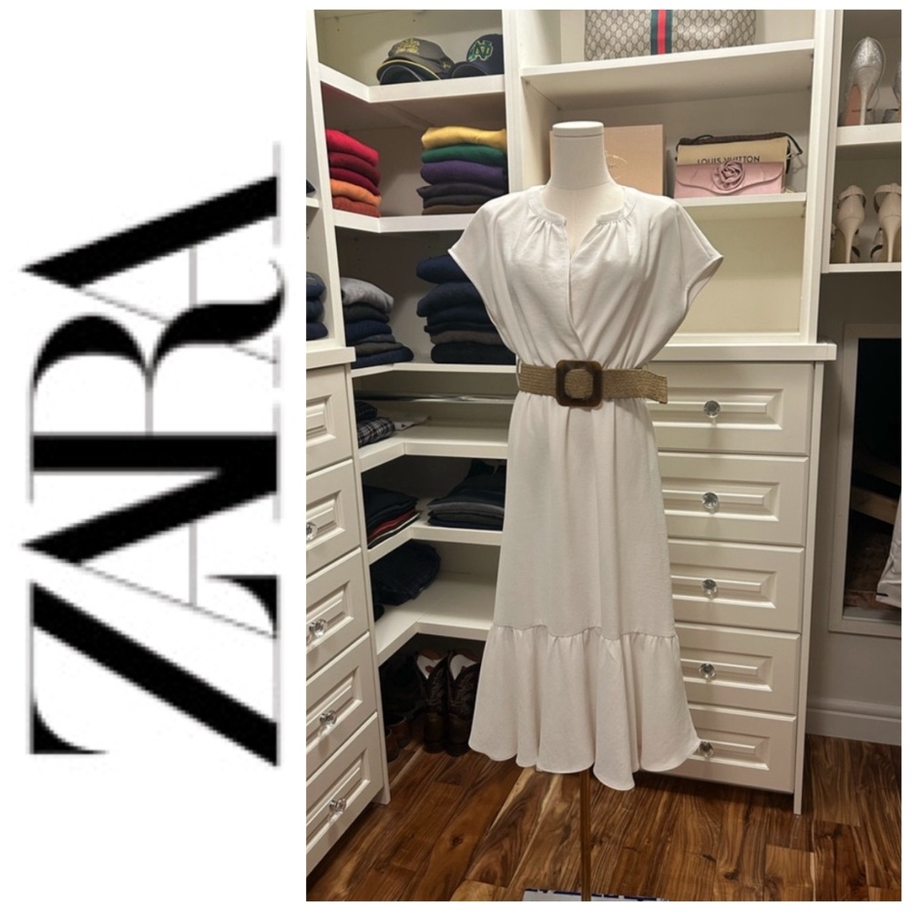 Zara White Dress